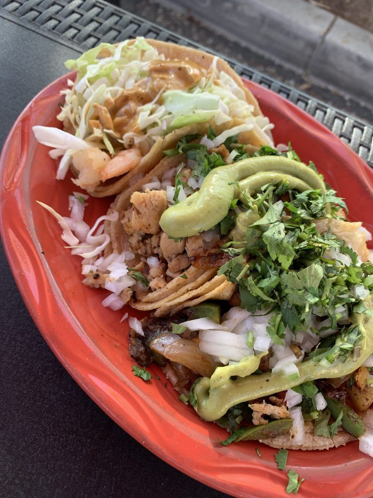 Tacos during happy hour in Little Italy San Diego