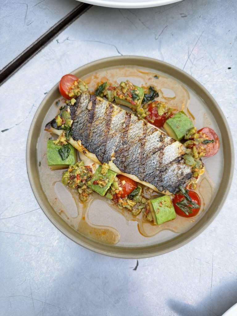 GRILLED STRIPED BASS