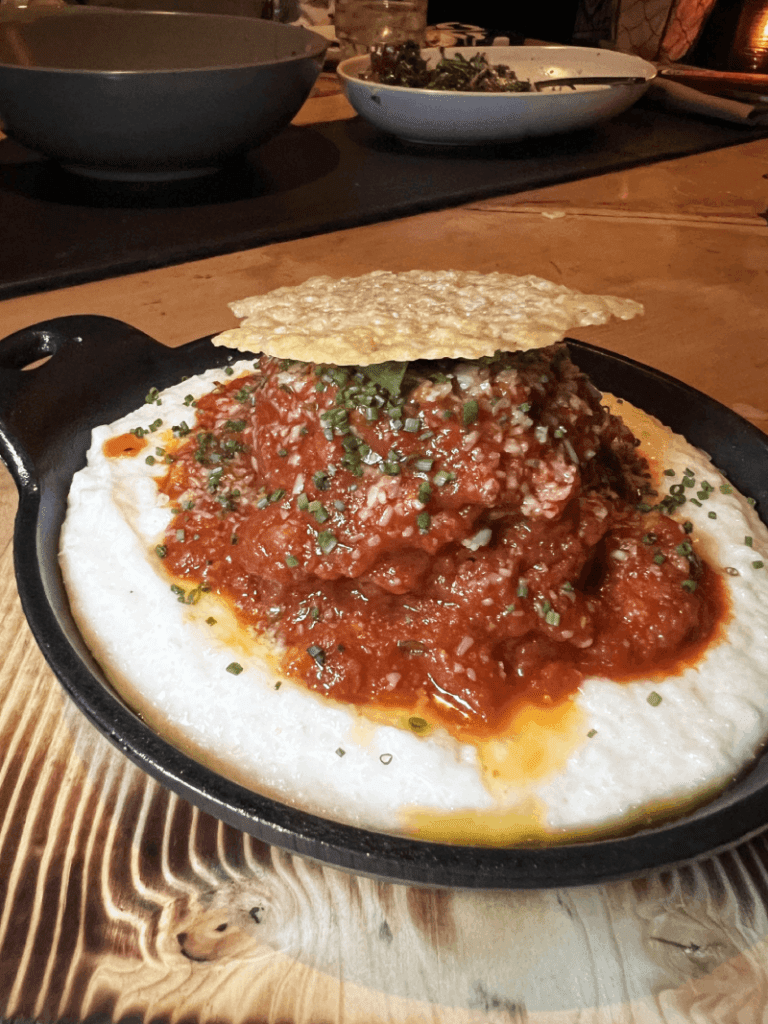 Duck meatball at KEX