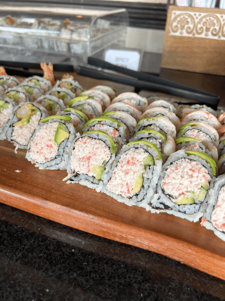 94th Aero Squadron Restaurant brunch includes sushi