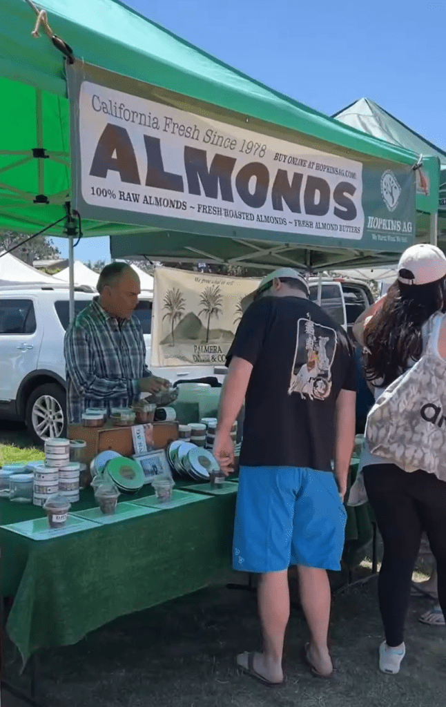 vendors selling their products