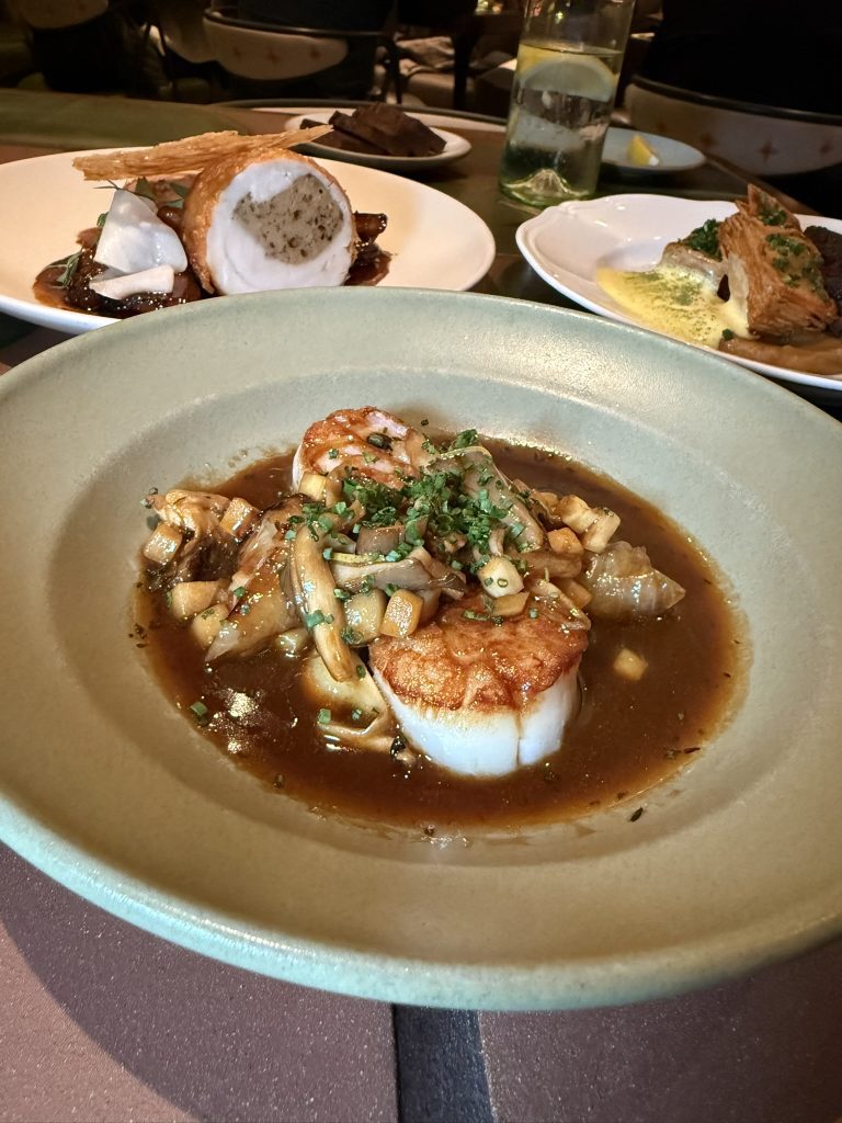 Chef Ander scallops dish