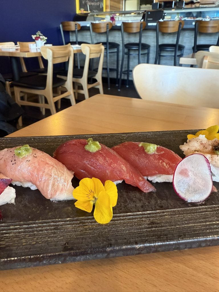 high quality sashimi dishes
