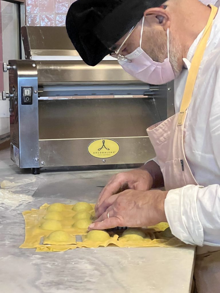 Hand-made pasta at Cesarina
