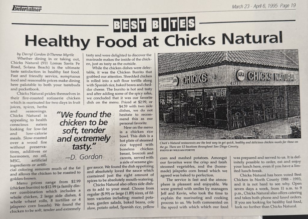 30 years of San Diego food