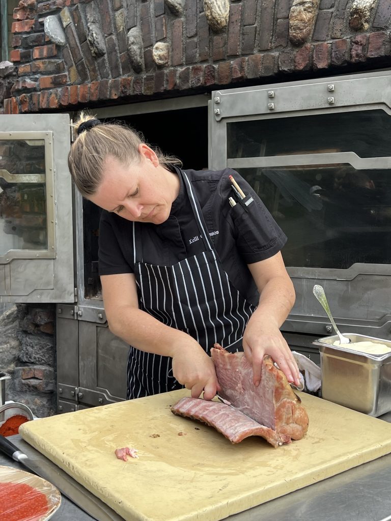 Chef Kelli Crosson at The Lodge at Torrey Pines