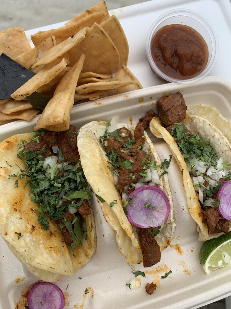 Fresh tacos for lunch